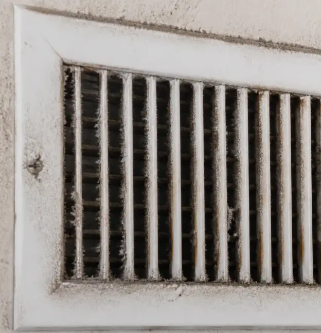 Dusty vent grille
