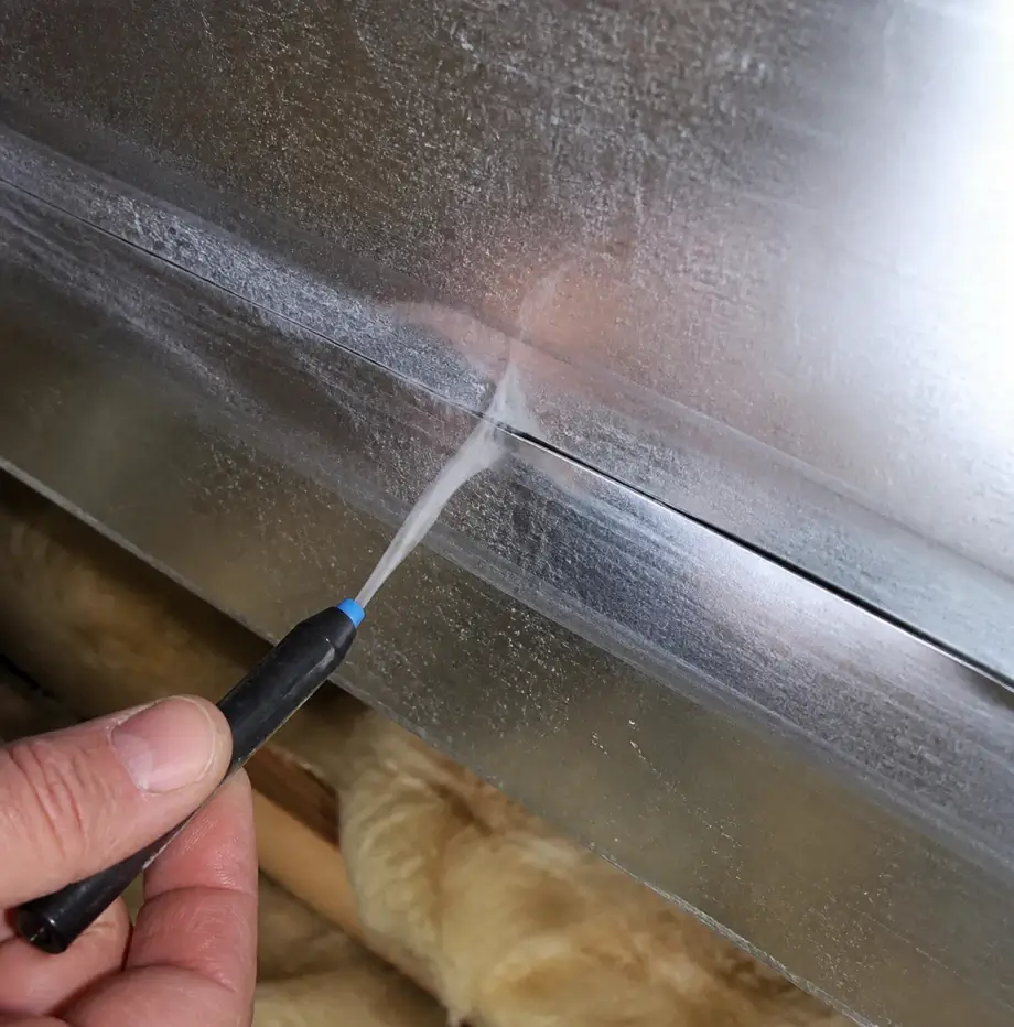 Duct leak test