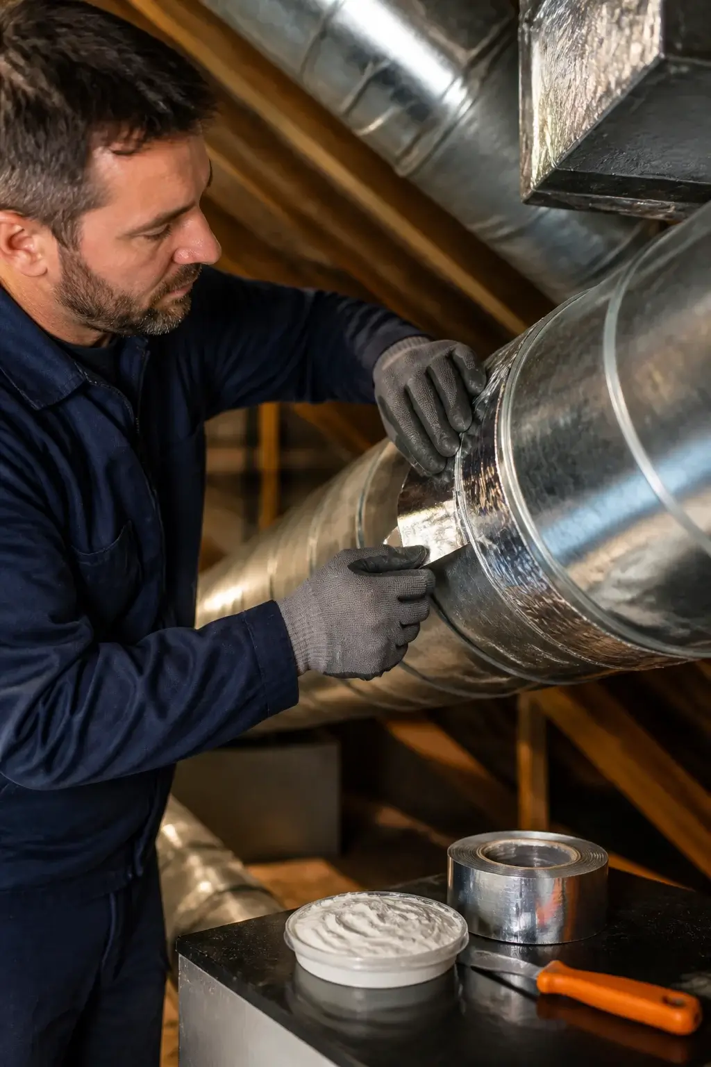 Duct repair and sealing service