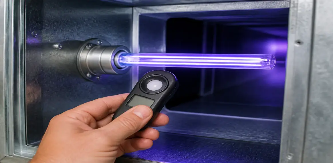 UV output check